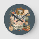 Suche nach vintage bücher wanduhren Für sie