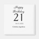 Suche nach geburtstag 21 magnete Minimalistisch