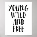 Suche nach wildes freies poster Typografie