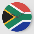 Suche nach südafrika wanduhren Flagge
