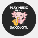 Suche nach saxophonspieler aufkleber Jazz