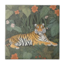 Suche nach tiger dschungel fliesen Blume