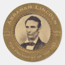 Suche nach abraham lincoln aufkleber Vintage