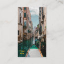 Suche nach venedig visitenkarten Gondel