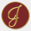 Suche nach j monogramm aufkleber Gold