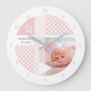 Suche nach rosa gingham wanduhren Niedlich