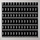 Suche nach monogramm f poster Elegant