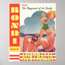 Suche nach bondi beach poster Vintag