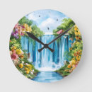 Suche nach wasserfall wanduhren Fluss