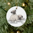 Suche nach cartoon mops ornamente Hund