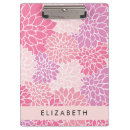 Suche nach rosa blumen klemmbrett Für sie