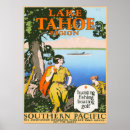Suche nach lake tahoe poster Vintag