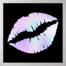 Suche nach lipstick poster Schwarz