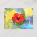Suche nach hibiskus blumen visitenkarten Florist
