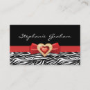 Suche nach zebradruck visitenkarten Band