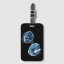 Suche nach quallen gepäckanhänger Aquarell