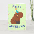 Suche nach capybara karten Jedes kind