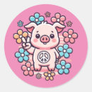 Suche nach schwein niedlich aufkleber Rosa
