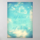 Suche nach blauer himmel und weiße wolken poster Für alle