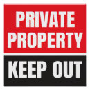 Suche nach privateigentum Warnschild