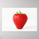 Suche nach rote erdbeere poster Weiß