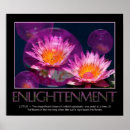 Suche nach erleuchtung poster Lotus