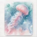 Suche nach quallen mousepads Aquarell