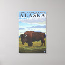 Suche nach bison leinwandbilder Fluss