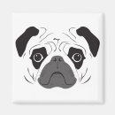 Suche nach mops silhouetten magnete Hund