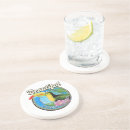 Suche nach inseln untersetzer Cartoon