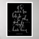 Suche nach später poster Für sie