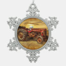 Suche nach roter traktor ornamente Zugmaschine