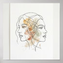 Suche nach abstrakte gesichter poster Minimalistisch