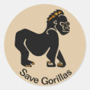 Suche nach gorillas aufkleber Afrika