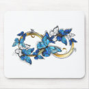 Suche nach blauer morpho schmetterling mousepads Weiß