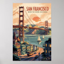 Suche nach san francisco skyline poster Goldene gartbrücke