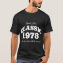 Suche nach geburtstag 1978 tshirts Jahr