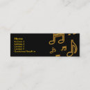Suche nach musikalische anmerkungen visitenkarten Gold