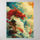 Suche nach chinese dragon poster Rot