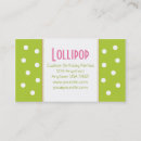 Suche nach lutscher visitenkarten Geschäft