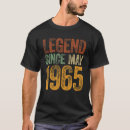 Suche nach legende seit 1965 tshirts Können