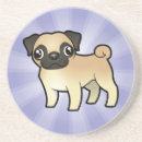 Suche nach cartoon mops untersetzer Niedlich