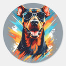 Suche nach doberman aufkleber Tier
