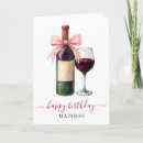 Suche nach weinliebhaber karten Aquarell