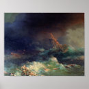 Suche nach schiffe in einem sturm poster Meer