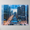 Suche nach chicago skyline poster Reise