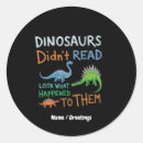 Suche nach gelesen aufkleber Dinosaurier