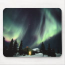 Suche nach nordlichter von alaska mousepads Grün