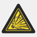 Suche nach explosiv aufkleber Gefahr