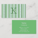 Suche nach grüner streifen mit monogramm visitenkarten Modern